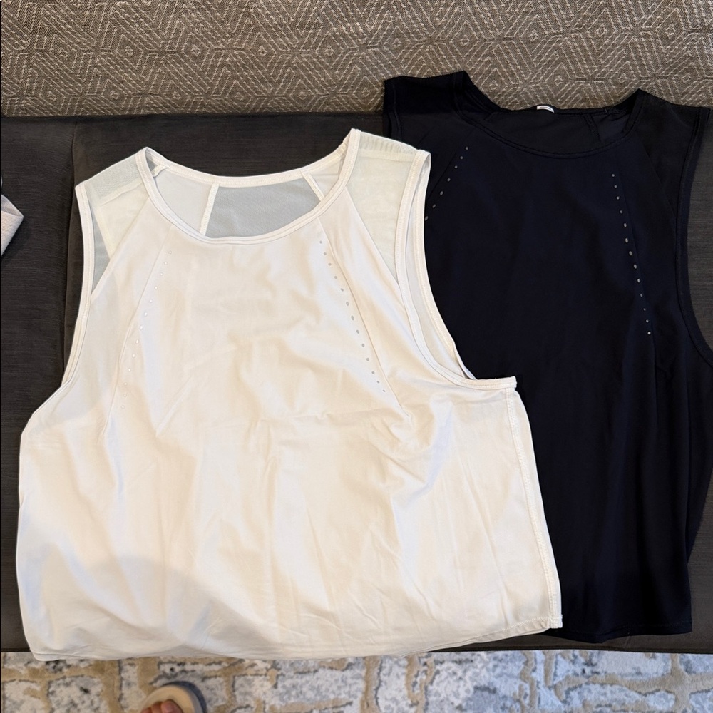 Lululemon Sculpt Cropped Tanks